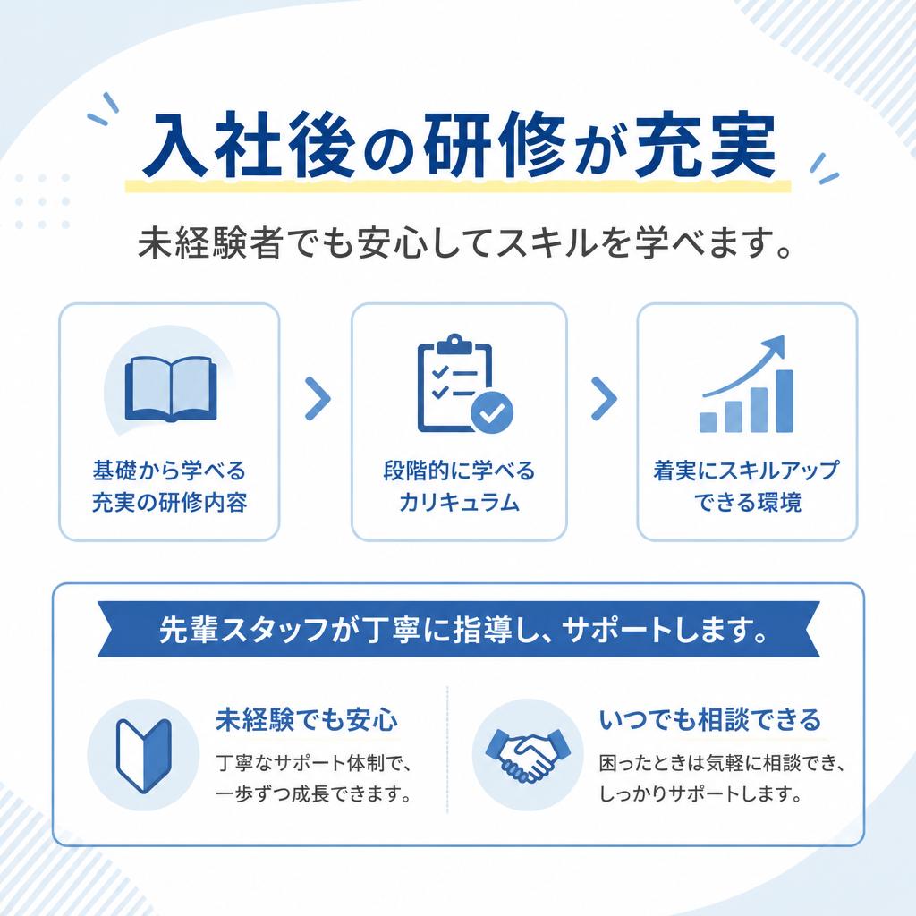 充実した研修制度