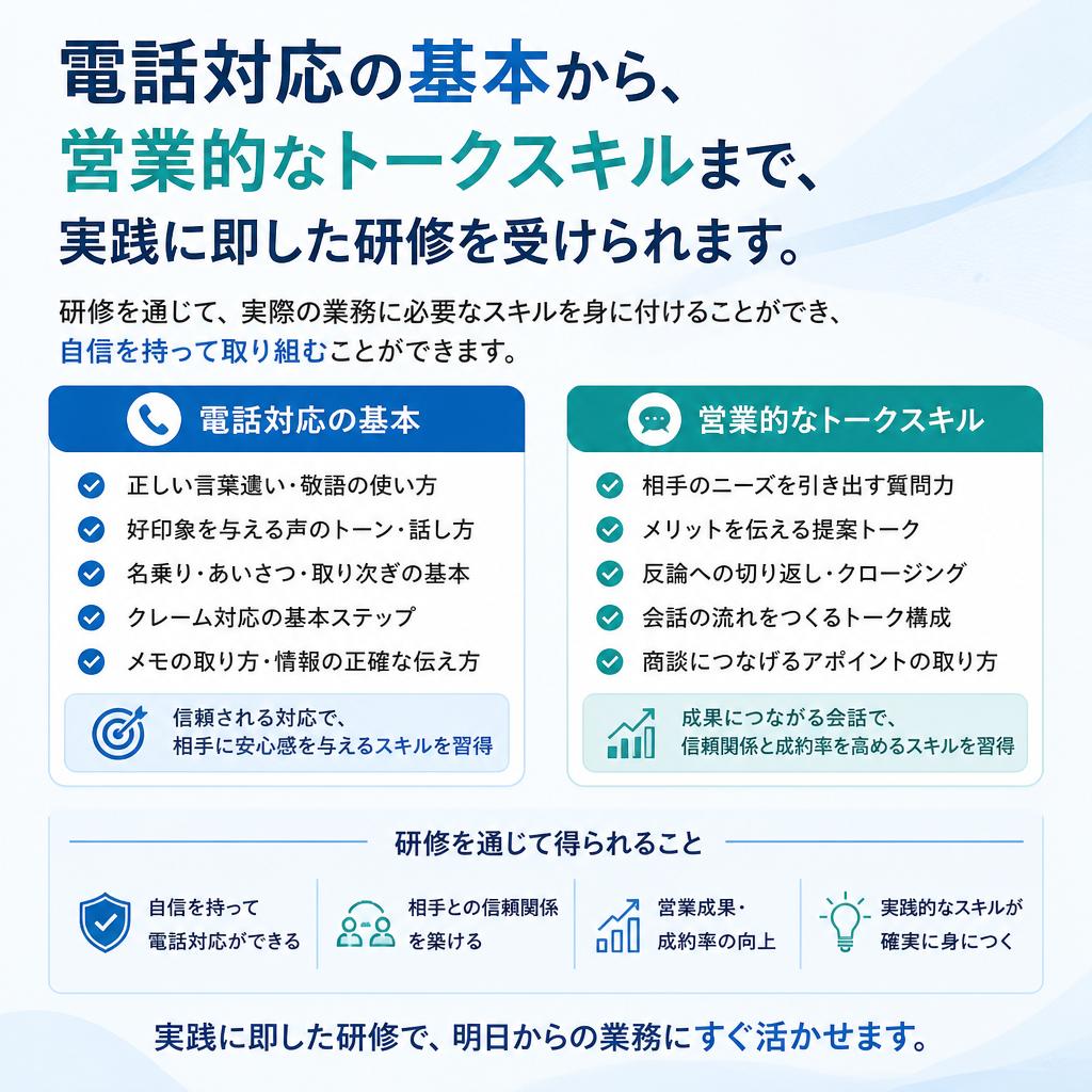 実践的な研修内容