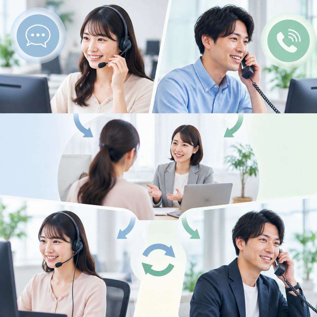 受信も発信も。自分に合う業務からスタート